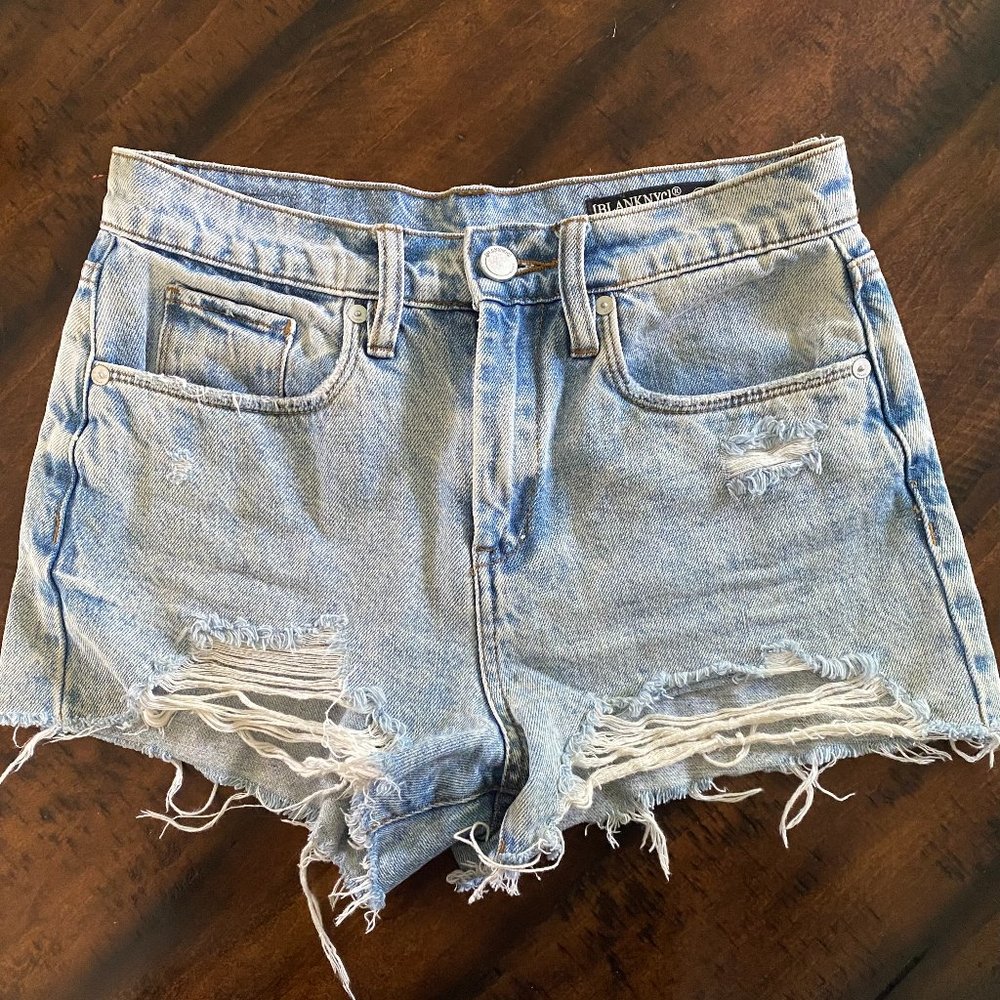 Blank NYC Light Blue Jean Shorts